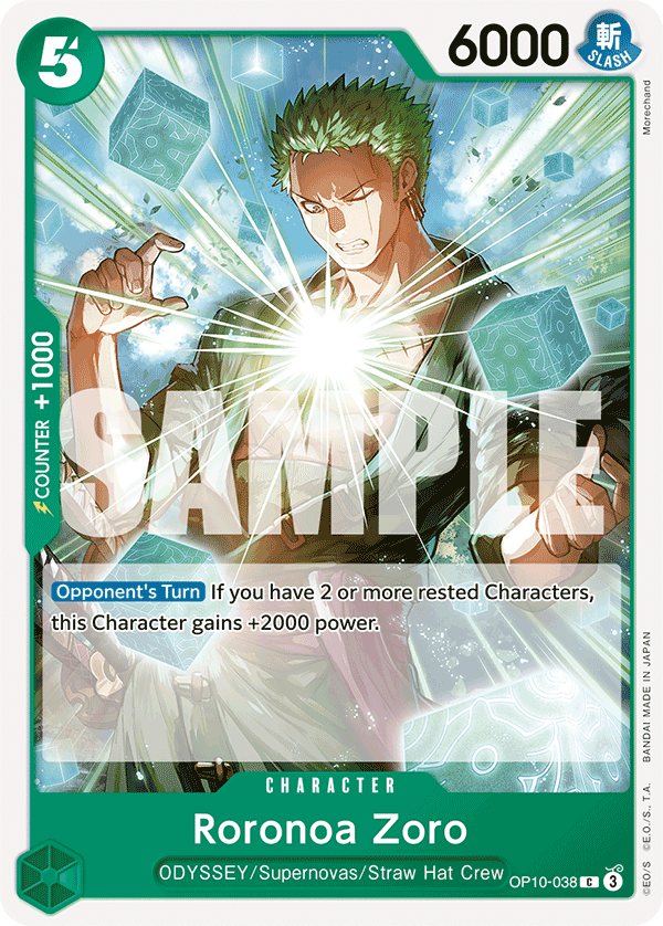 Roronoa Zoro - OP10-038 - ROYAL BLOOD