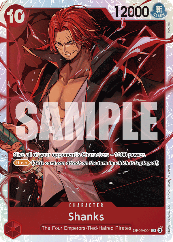 Shanks - OP09-004 - EMPERORS IN THE NEW WORLD