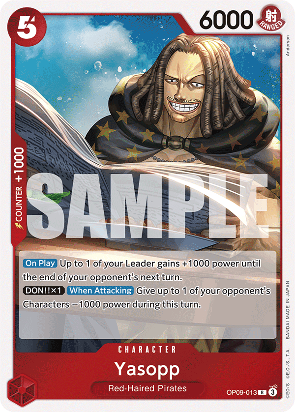 Yasopp - OP09-013 - EMPERORS IN THE NEW WORLD