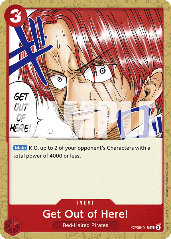 Get Out of Here! - OP09-018 - EMPERORS IN THE NEW WORLD