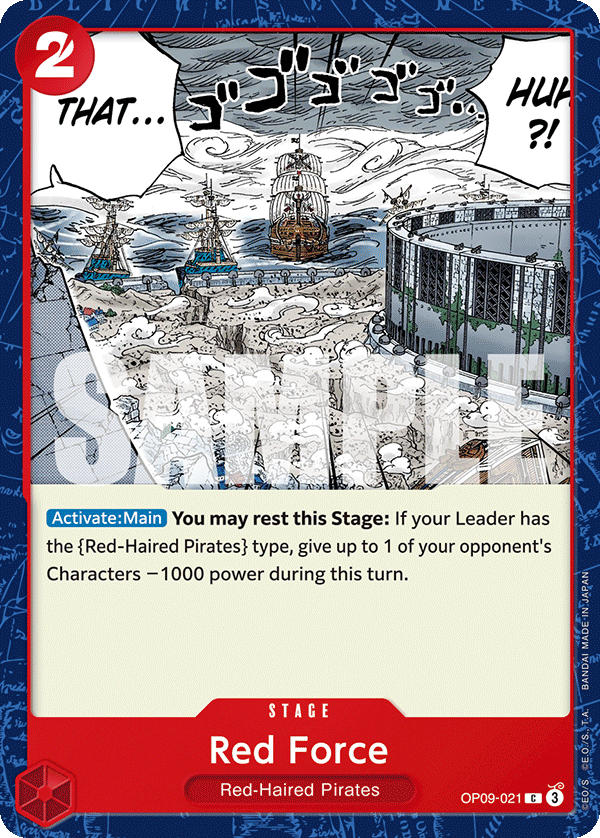 Red Force - OP09-021 - EMPERORS IN THE NEW WORLD
