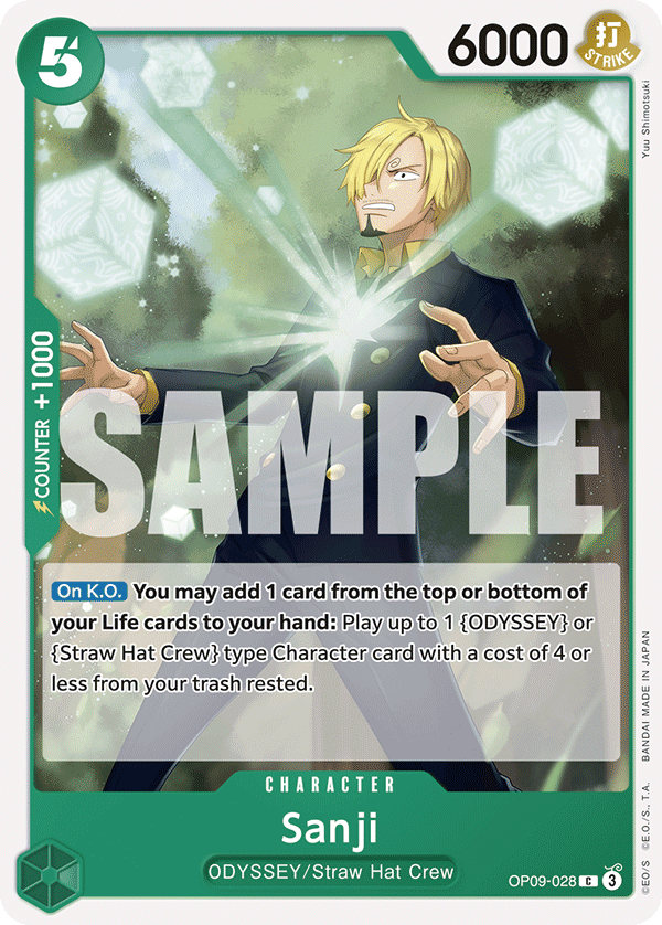 Sanji - OP09-028 - EMPERORS IN THE NEW WORLD