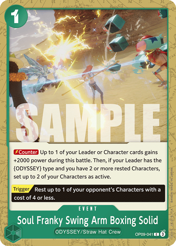 Soul Franky Swing Arm Boxing Solid - OP09-041 - EMPERORS IN THE NEW WORLD
