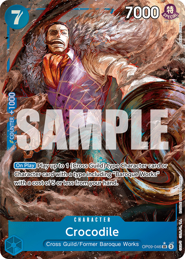 Crocodile (Alternate Art) - OP09-046 - EMPERORS IN THE NEW WORLD