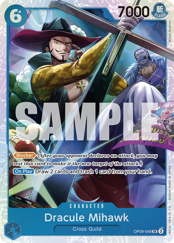 Dracule Mihawk - OP09-048 - EMPERORS IN THE NEW WORLD