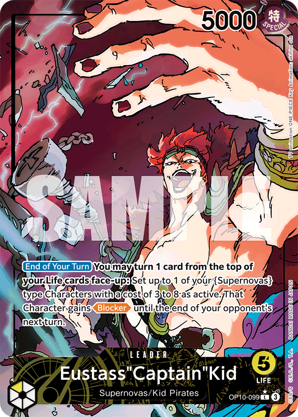 Eustass"Captain"Kid (Alternate Art) - OP10-099 - ROYAL BLOOD