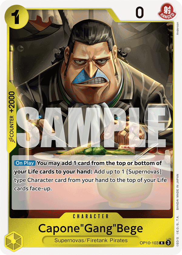 Capone"Gang"Bege - OP10-103 - ROYAL BLOOD