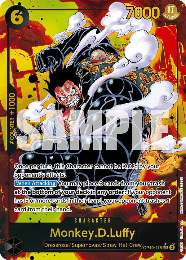 Monkey.D.Luffy (Alternate Art) - OP10-118 - ROYAL BLOOD