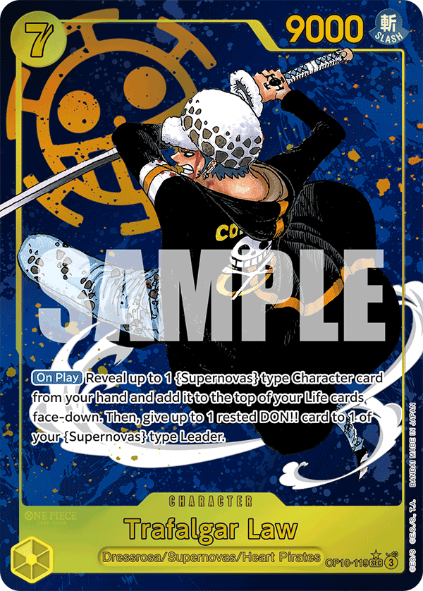 Trafalgar Law (Alternate Art) - OP10-119 - ROYAL BLOOD
