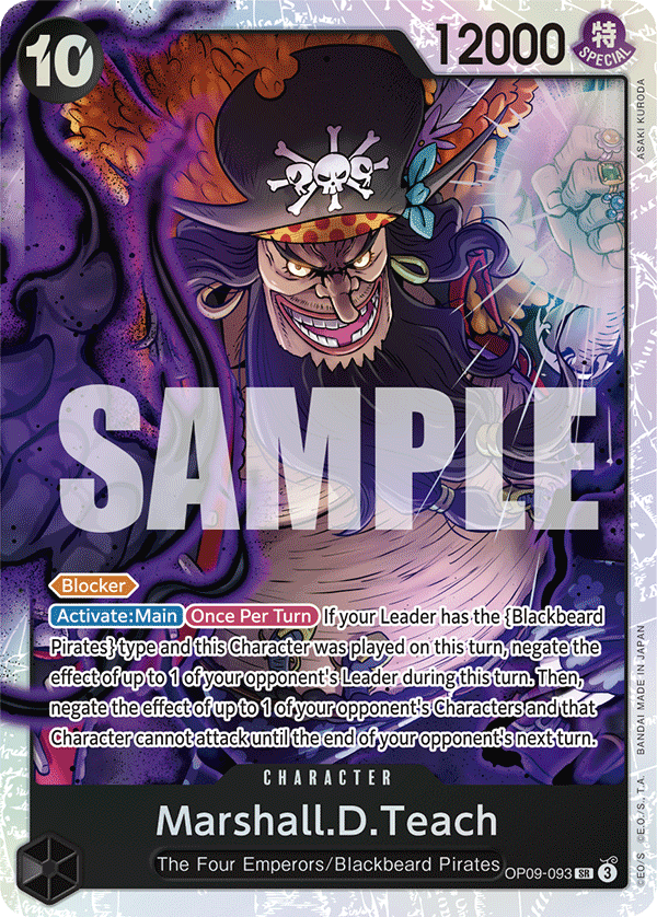 Marshall.D.Teach - OP09-093 - EMPERORS IN THE NEW WORLD