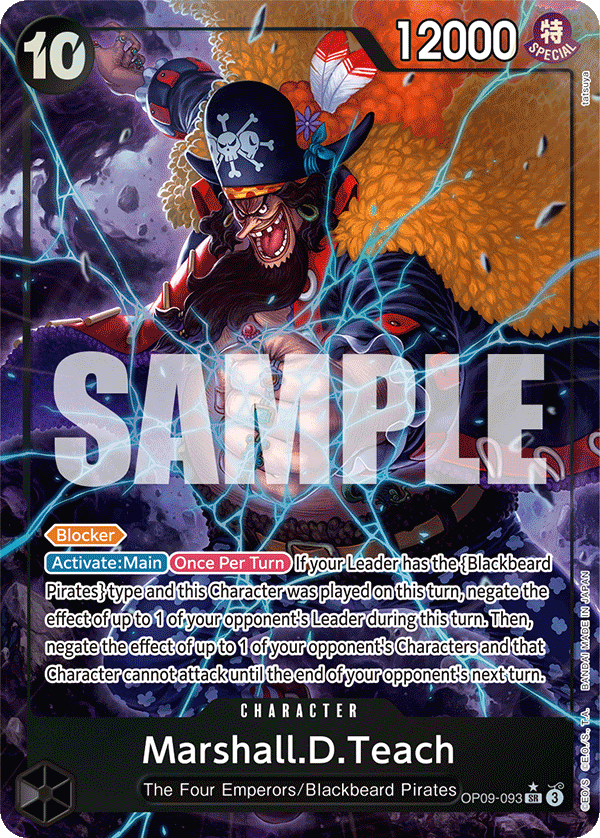Marshall.D.Teach (Alternate Art) - OP09-093 - EMPERORS IN THE NEW WORLD