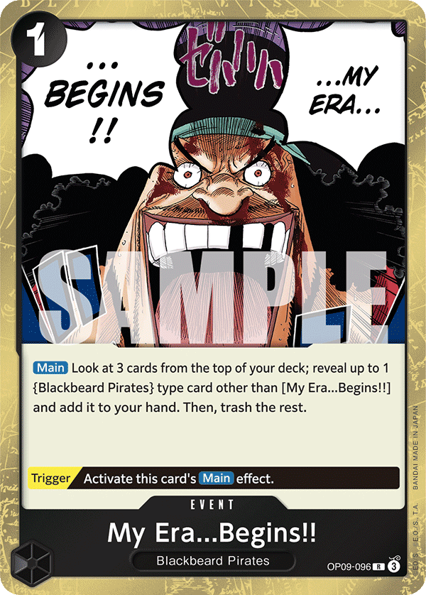 My Era...Begins!! - OP09-096 - EMPERORS IN THE NEW WORLD