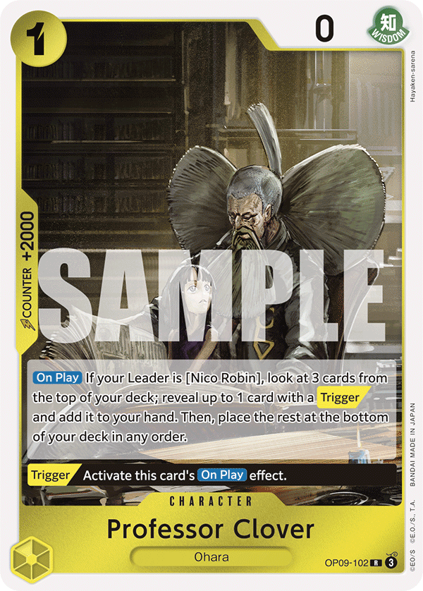 Professor Clover - OP09-102 - EMPERORS IN THE NEW WORLD