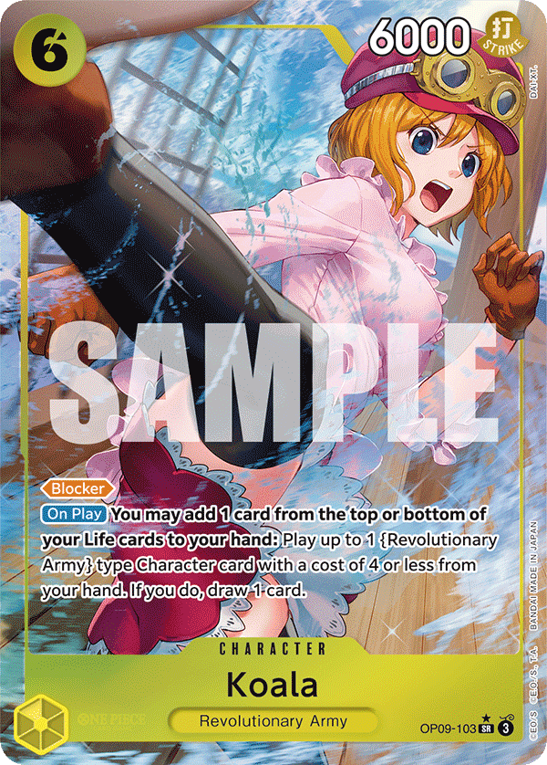 Koala (Alternate Art) - OP09-103 - EMPERORS IN THE NEW WORLD