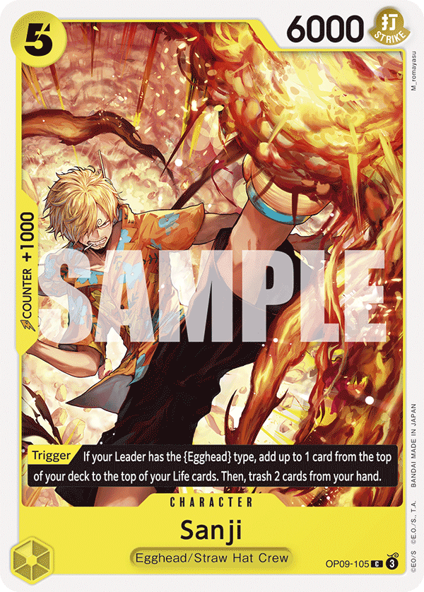 Sanji - OP09-105 - EMPERORS IN THE NEW WORLD