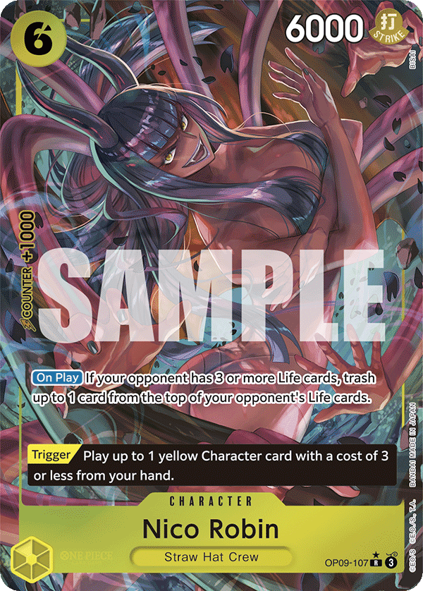 Nico Robin (Alternate Art) - OP09-107 - EMPERORS IN THE NEW WORLD