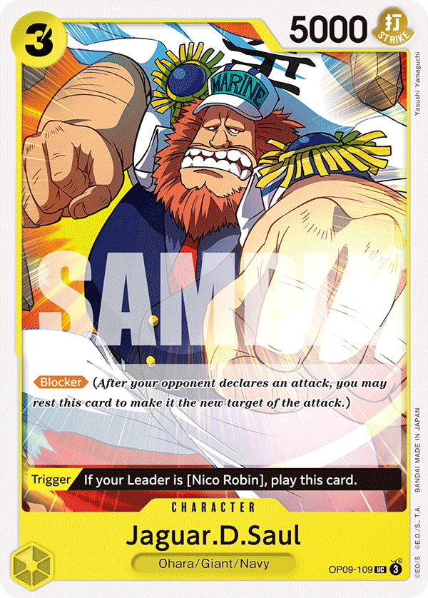 Jaguar.D.Saul - OP09-109 - EMPERORS IN THE NEW WORLD