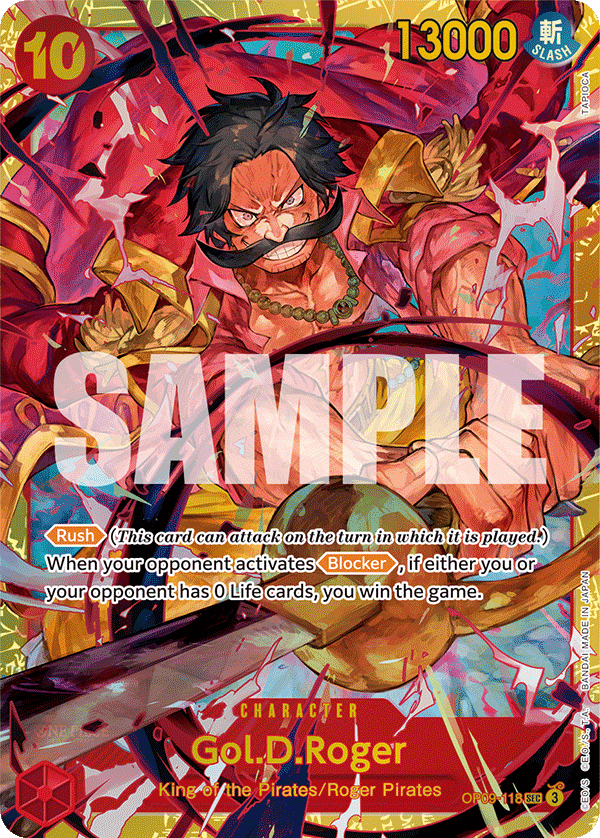 Gol.D.Roger - OP09-118 - EMPERORS IN THE NEW WORLD