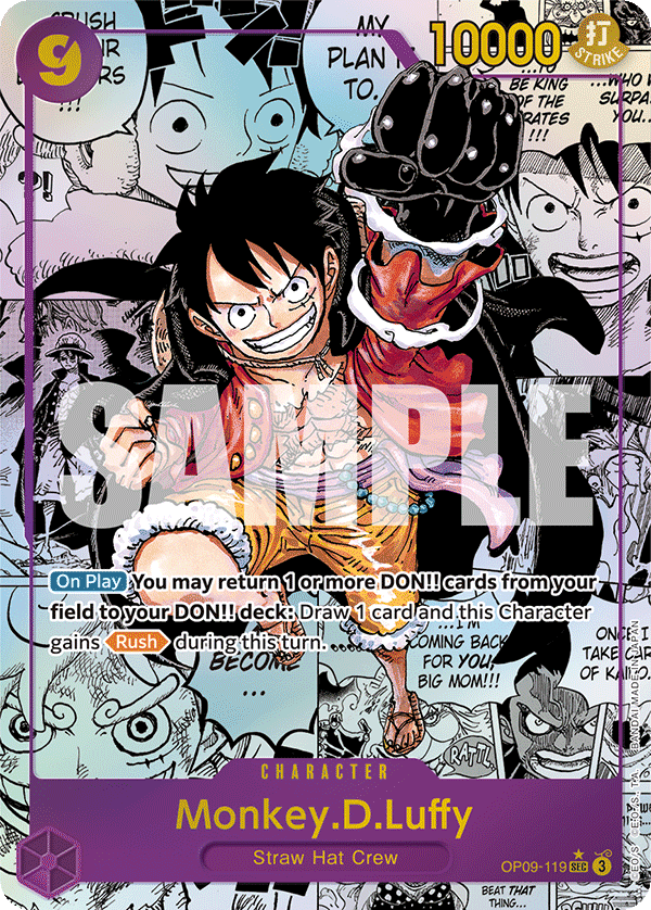 Monkey.D.Luffy (Manga) - OP09-119 - EMPERORS IN THE NEW WORLD