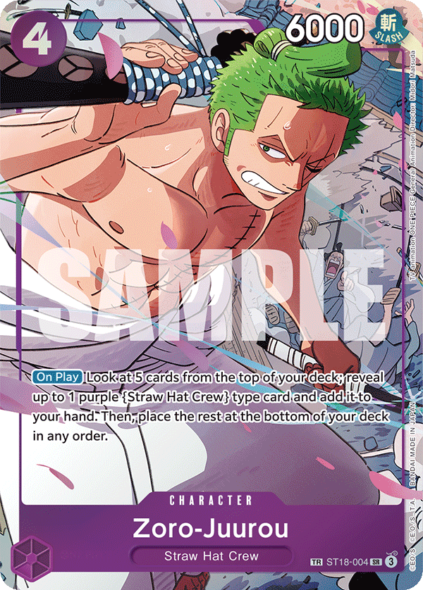 Zoro-Juurou (TR) - ST18-004 - EMPERORS IN THE NEW WORLD