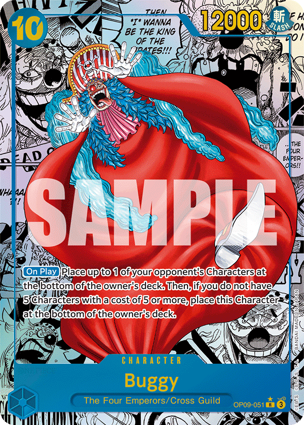 Buggy (Manga) - OP09-051 - EMPERORS IN THE NEW WORLD