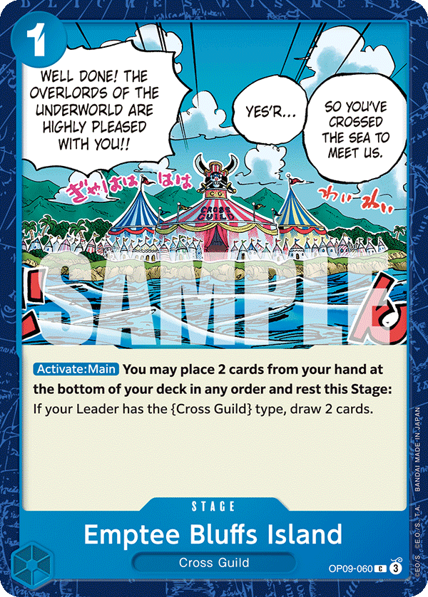 Emptee Bluffs Island - OP09-060 - EMPERORS IN THE NEW WORLD
