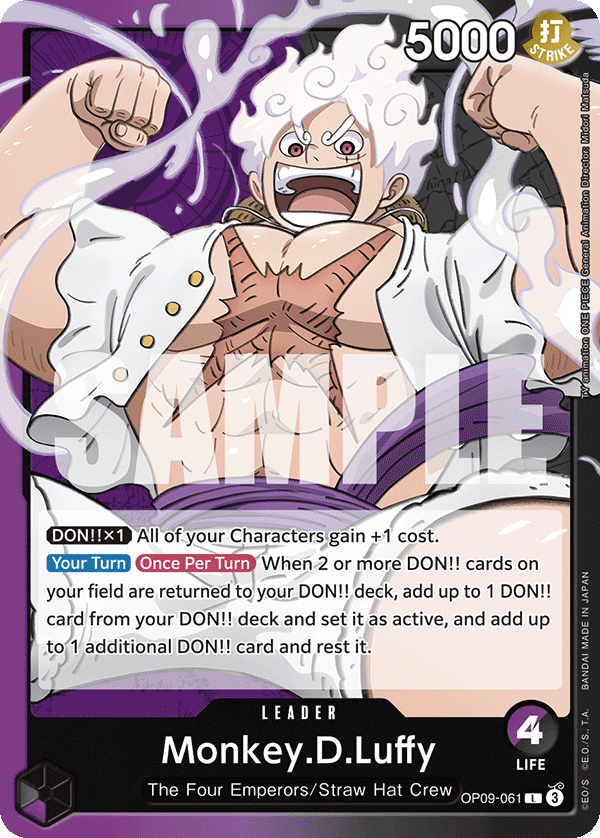 Monkey.D.Luffy - OP09-061 - EMPERORS IN THE NEW WORLD