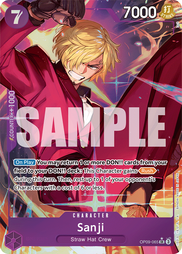 Sanji (Alternate Art) - OP09-065 - EMPERORS IN THE NEW WORLD