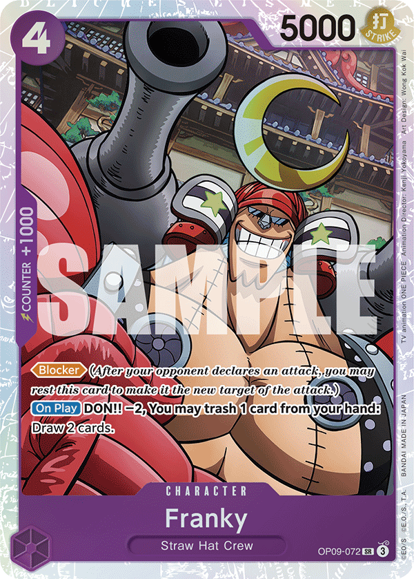 Franky - OP09-072 - EMPERORS IN THE NEW WORLD