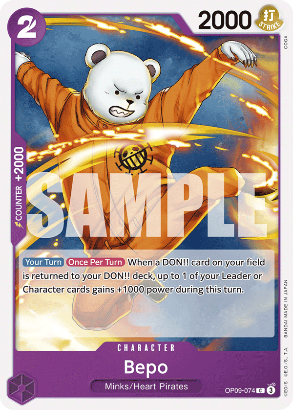 Bepo - OP09-074 - EMPERORS IN THE NEW WORLD