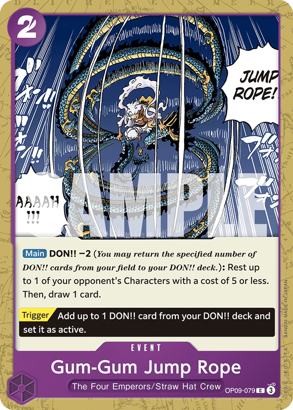 Gum-Gum Jump Rope - OP09-079 - EMPERORS IN THE NEW WORLD