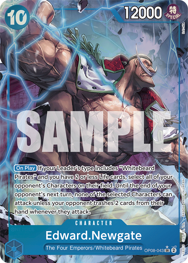 Edward.Newgate (Alternate Art) - OP08-043 - TWO LEGENDS
