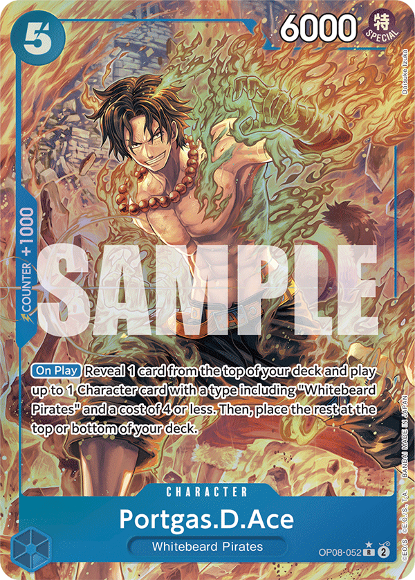 Portgas.D.Ace (Alternate Art) - OP08-052 - TWO LEGENDS