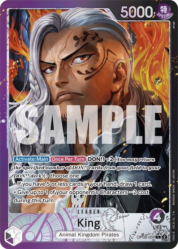 King (Alternate Art) - OP08-057 - TWO LEGENDS