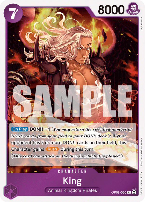 King - OP08-060 - TWO LEGENDS