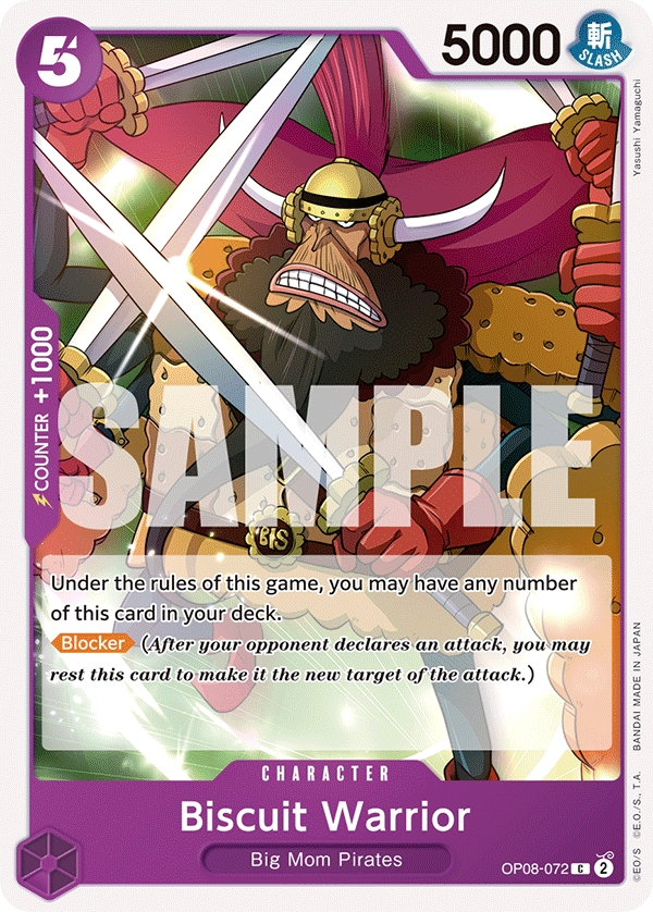 Biscuit Warrior - OP08-072 - TWO LEGENDS