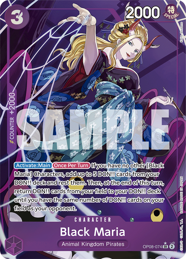 Black Maria (Alternate Art) - OP08-074 - TWO LEGENDS