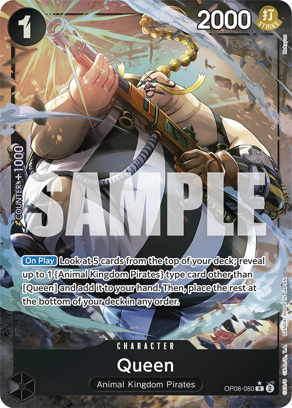 Queen (Alternate Art) - OP08-080 - TWO LEGENDS