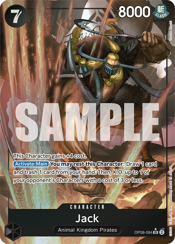 Jack (Alternate Art) - OP08-084 - TWO LEGENDS