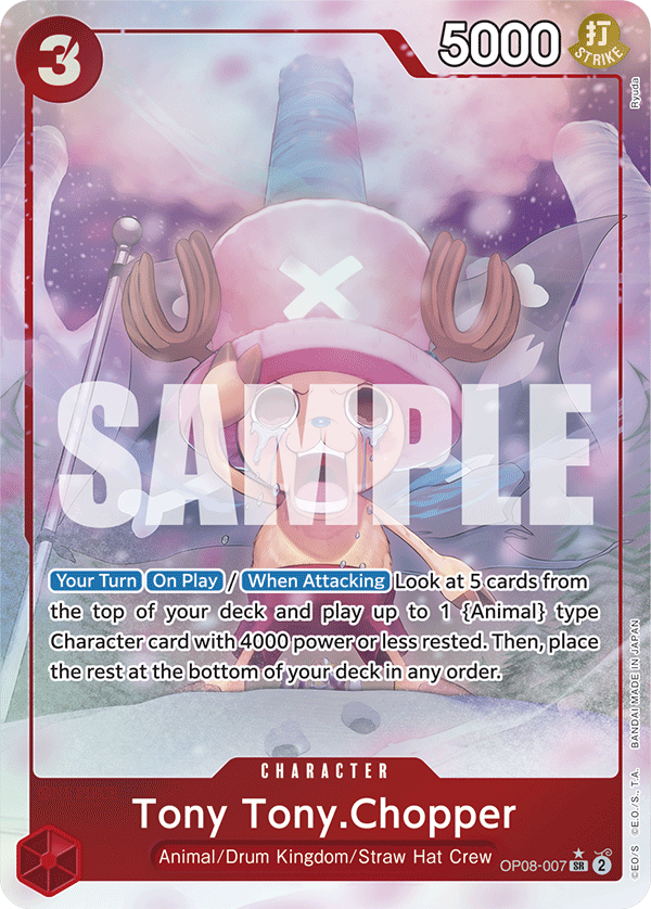 Tony Tony.Chopper (Alternate Art) - OP08-007 - TWO LEGENDS