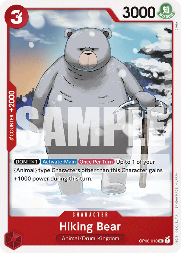 Hiking Bear - OP08-010 - TWO LEGENDS