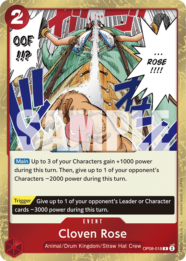 Cloven Rose - OP08-018 - TWO LEGENDS
