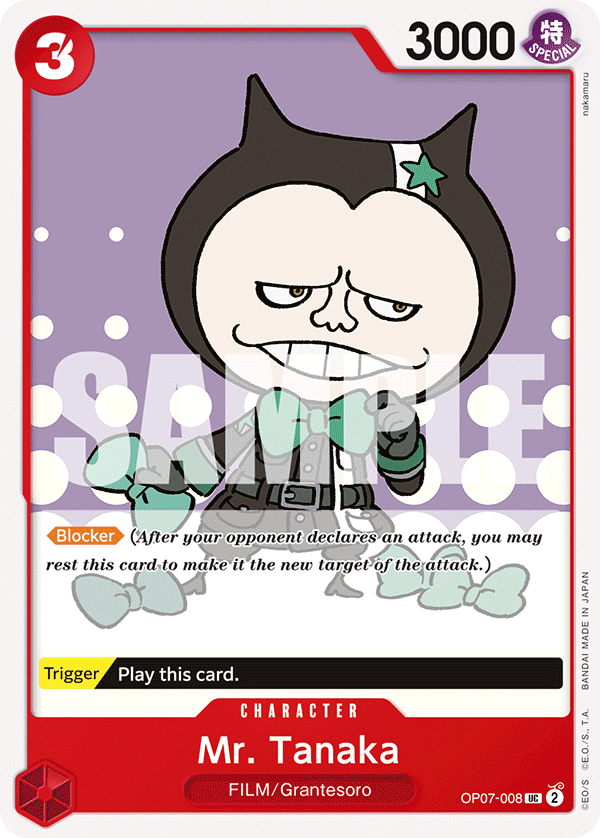 Mr. Tanaka - OP07-008 - 500 YEARS IN THE FUTURE