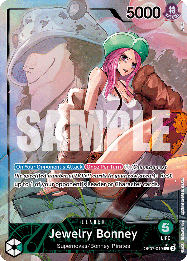 Jewelry Bonney (Alternate Art) - OP07-019 - 500 YEARS IN THE FUTURE