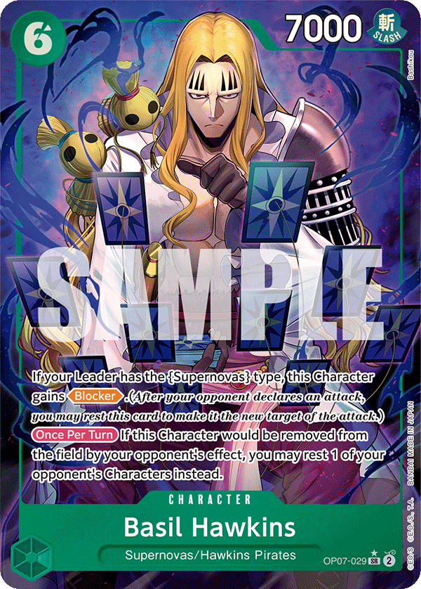 Basil Hawkins (Alternate Art) - OP07-029 - 500 YEARS IN THE FUTURE