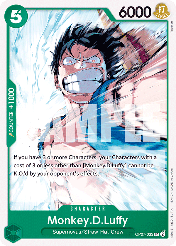 Monkey.D.Luffy - OP07-033 - 500 YEARS IN THE FUTURE