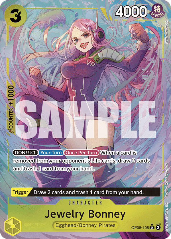 Jewelry Bonney (Alternate Art) - OP08-105 - TWO LEGENDS