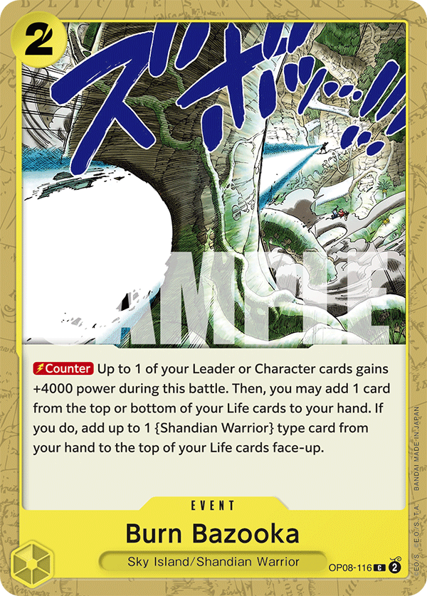 Burn Bazooka - OP08-116 - TWO LEGENDS