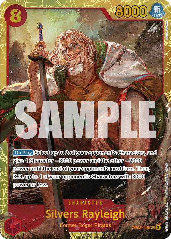 Silvers Rayleigh - OP08-118 - TWO LEGENDS