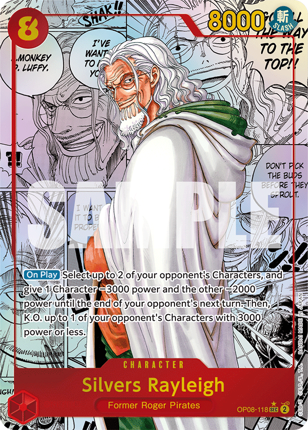 Silvers Rayleigh (Manga) - OP08-118 - TWO LEGENDS